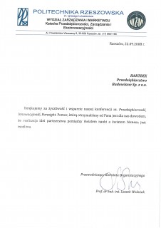 Wsparcie konferencji Przedsiębiorczość i Innowacyjność