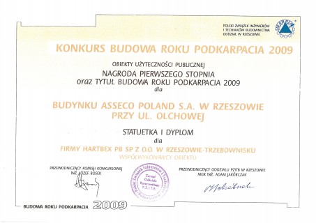 Budowa Roku Podkarpacia 2009