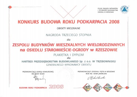 Budowa Roku Podkarpacia 2008